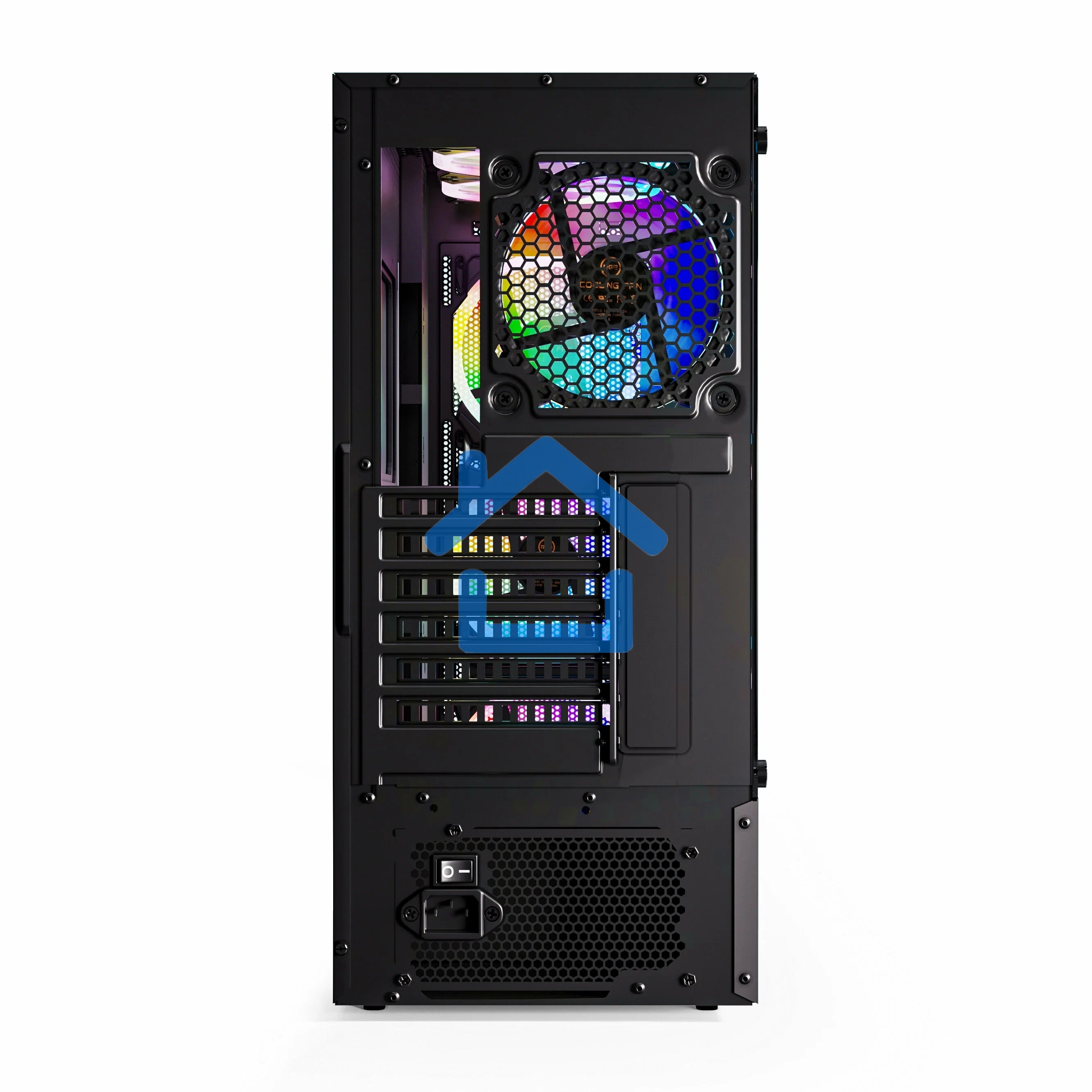 Компьютерный корпус ABR GQ-3 (8017) (USB 3.0X1 + USB 2.0 X2+audio)