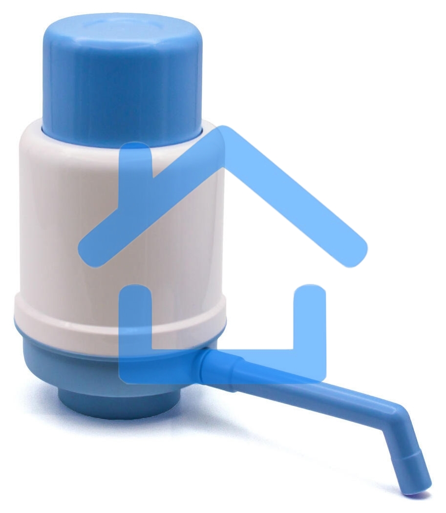 Помпа для 19л бутыли Aqua Work Дельфин Квик механический голубой/белый