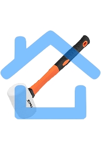 Киянка резиновая, 225г, белая резина, фибергласовая рукоятка Sparta