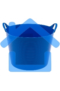 Ведро гибкое сверхпрочное СИБРТЕХ 14 л, синее 67503