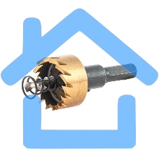 Коронка по металлу Denzel HSS, 25 мм, нитридтитановое покрытие