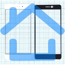 Защитное стекло для Oppo R7S белый