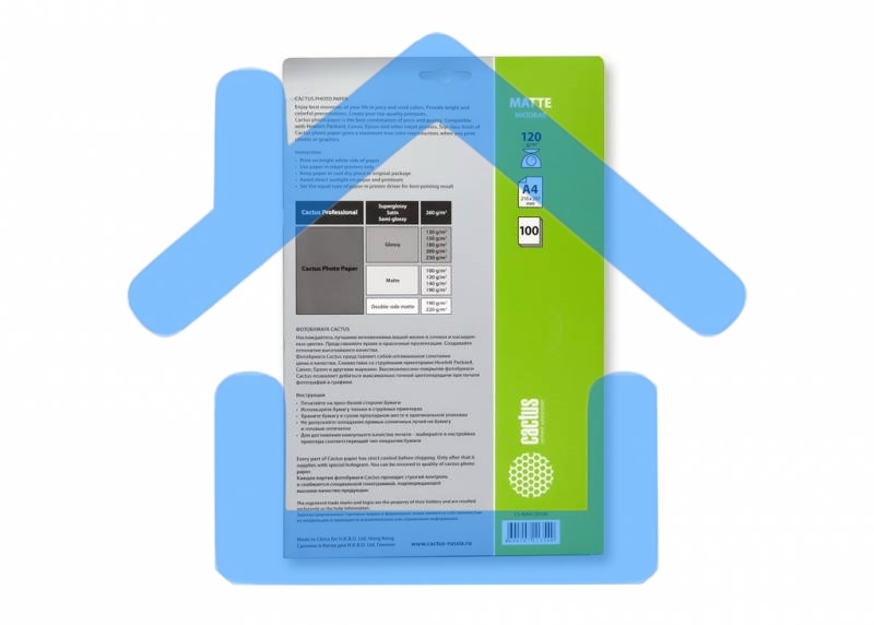Фотобумага Cactus CS-MA4120100 A4/120г/м2/100л. матовая для струйной печати