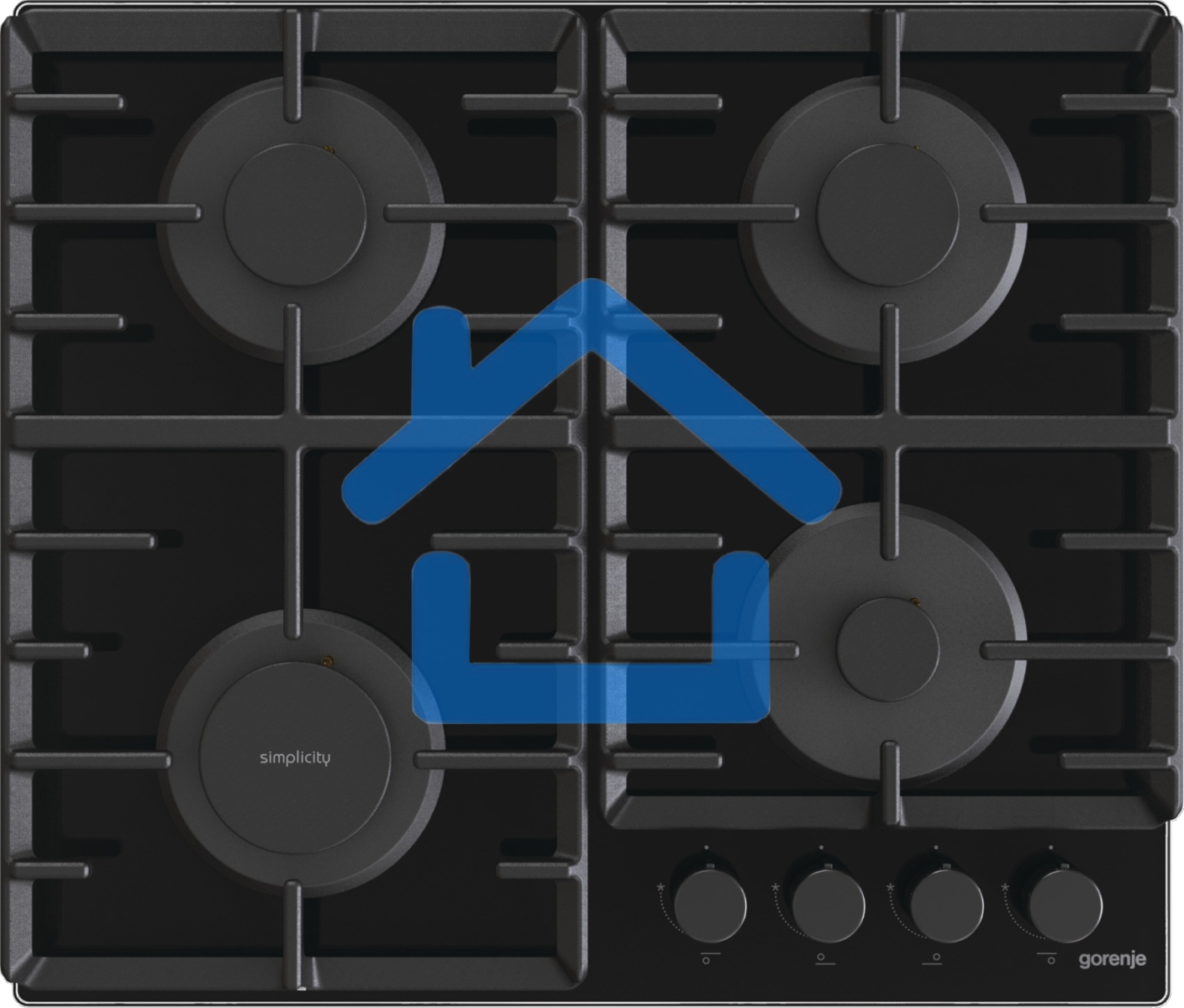 Газовая варочная поверхность Gorenje GT642SYB черный