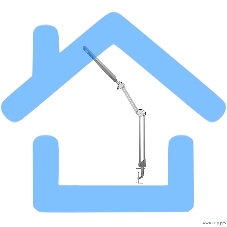 Camelion KD-821 C03 серебро LED (Св-к наст.,8 Вт, 230В, 2 ур.ярк,350лм, струбцина)