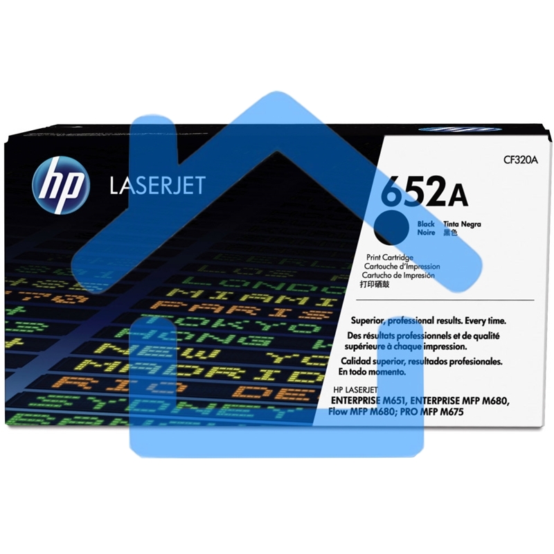 Тонер Картридж HP 652A CF320A черный для HP CLJ M651dn (11000стр.)