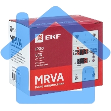 Реле напряжения и тока с дисплеем MRVA 63А PROxima EKF MRVA-63A