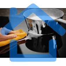 Индукционная варочная панель Electrolux CIR60430 на 4 конфорки, cтеклокерамика, мощность: 7350 Вт