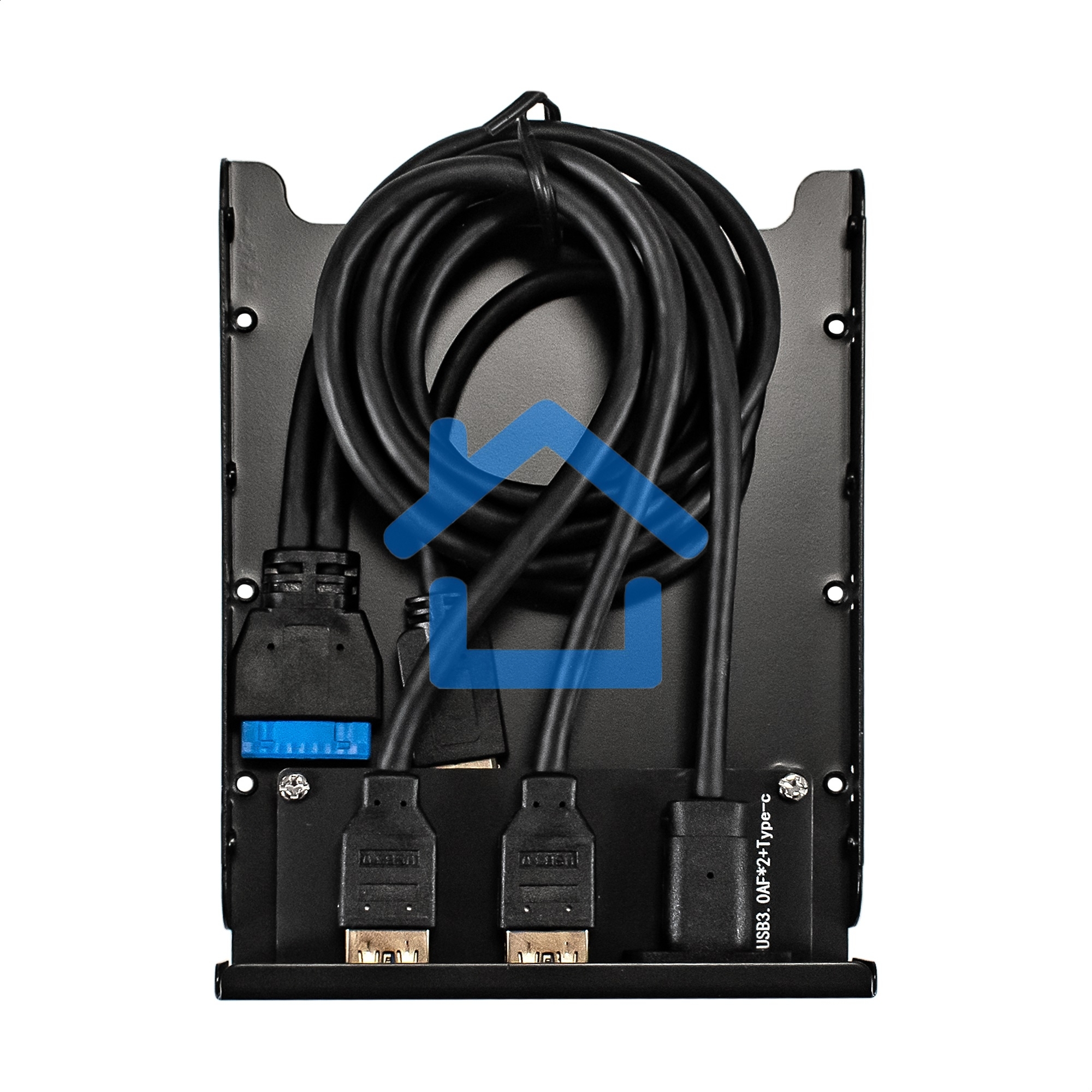 Планка USB на переднюю панель ExeGate U3H-616, 3,5