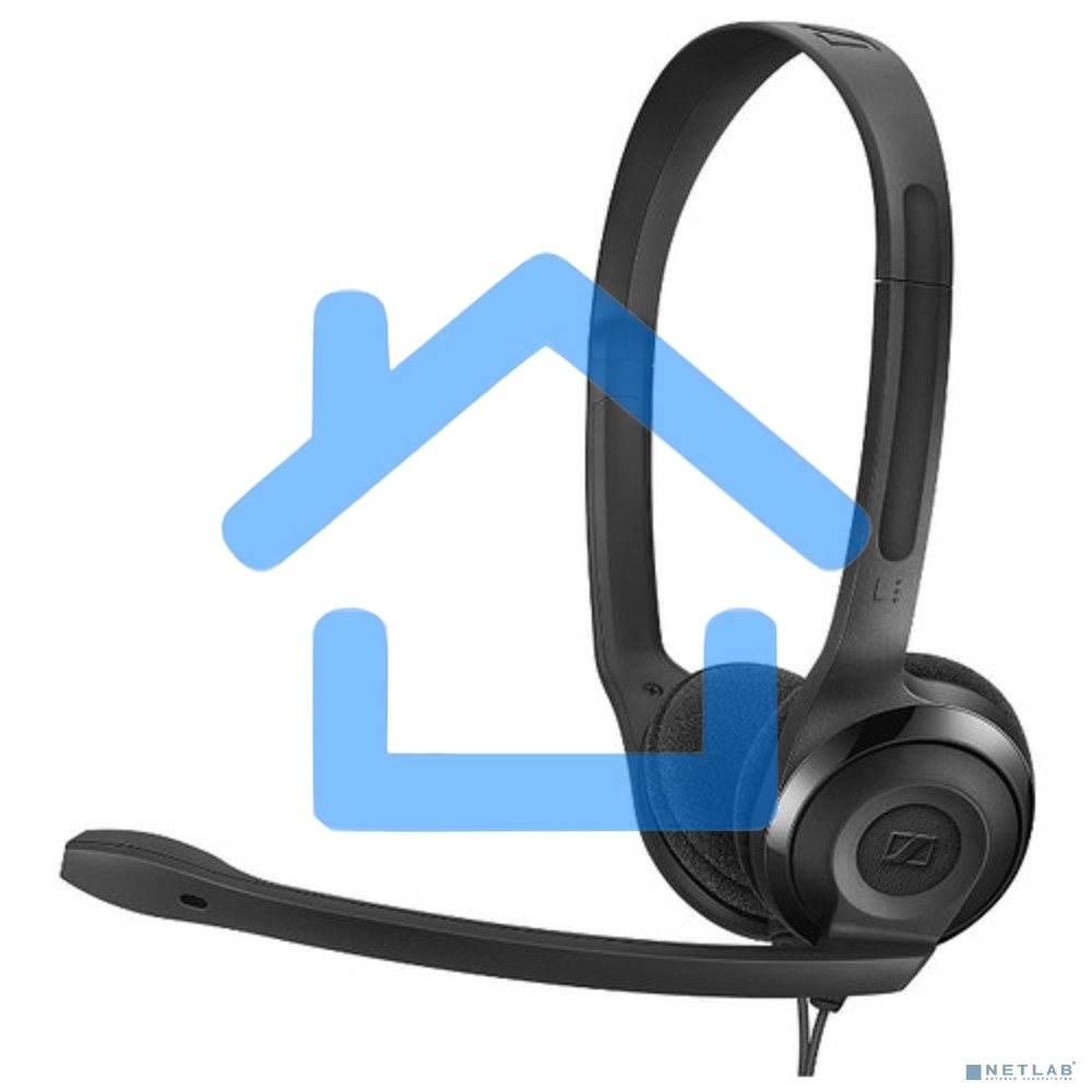 Гарнитура Sennheiser PC 5 CHAT стерео накладная закрытая 42-17000Гц, 2м, 4-контактный jack 3.5мм, 95дБ подвижный микрофон, круговая диаграмма