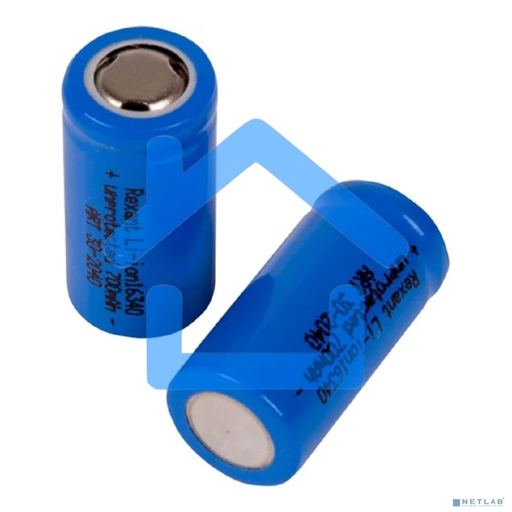 Аккумулятор Li-ion 16340 unprotected 700 mAH 3.7 В Rexant
