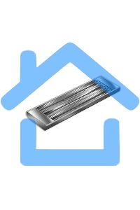 Обогреватель инфракрасный Ресанта ИКО-3000T, серый, 3000 Вт, 30 м2, термостат (67/5/7)