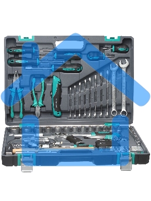 Набор инструментов STELS 141111/2'' 1/4'' CrV пластиковый кейс  98 предм.