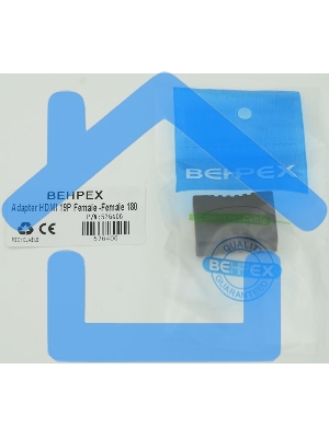 Адаптер аудио-видео HDMI (f)/HDMI (f) черный