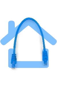 Патч-корд UTP Cablexpert кат.6, 0.25м, литой, многожильный, синий