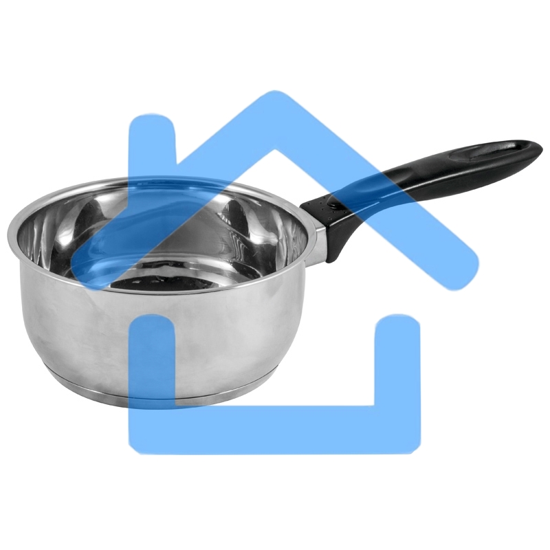 Ковш Mallony Mestolo-16 из нерж стали с бакел ручкой, зерк полировка, объем 1,4 л, диа 16 см, капсулир дно