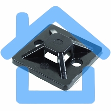 Площадка самоклеящаяся Rexant 30х30 мм, черная, упаковка 100 шт.