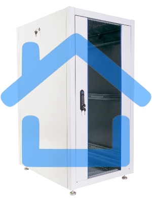 Шкаф коммутационный ЦМО (ШТК-Э-24.6.8-13АА) 24U 600x800мм пер.дв.стекл металл 2 бок.пан. 540кг серый