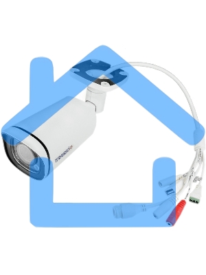 Видеокамера IP Trassir TR-D2123IR6 2.7-13.5мм цветная