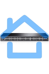 Коммутатор Jetstream 48-port gigabit L2+ managed switch with 4-gigabit uplink ports, 48 10/100/1000Mbps RJ-45 port, 4 1000Mbps SFP slots