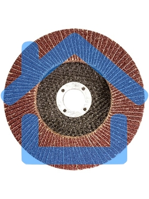 Круг лепестковый торцевой Matrix, P 120, 115 х 22,2 мм