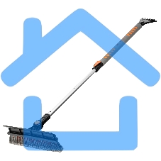 Щетка-сметка для снега со скребком телескопическая 900 - 1300 мм Stels