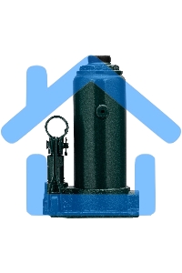 Домкрат гидравлический Сибртех бутылочный, 5т, 180-340мм, в пласт. кейсе