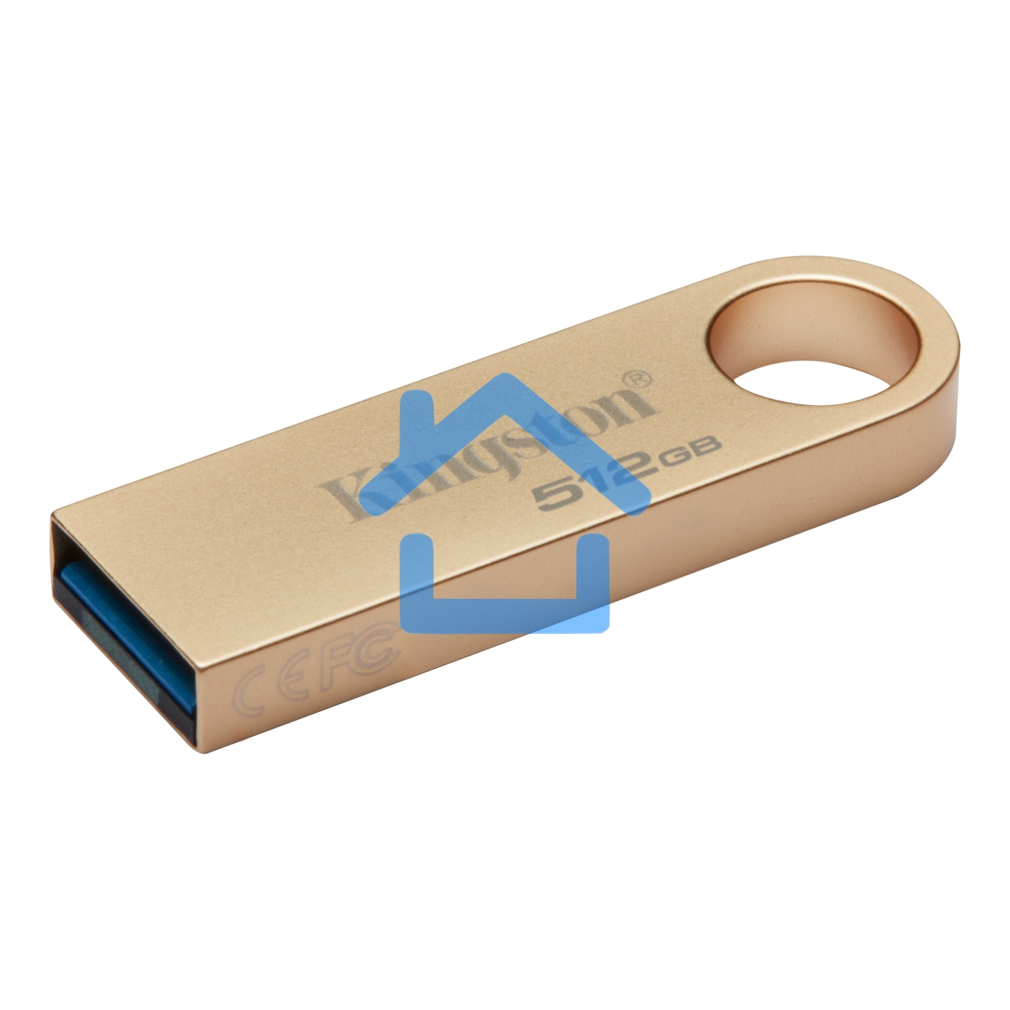 Флешка USB R/W Kingston DataTraveler SE9 DTSE9G3/512 Gb 512 Gb USB 3.0 серебристый