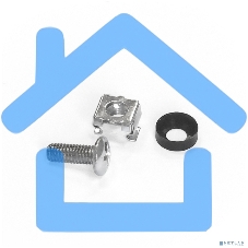 Крепежный комплект ExeGate CNS-M6-20 (винт, шайба, квадратная гайка, упаковка 20шт)