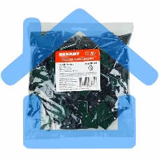 Площадка самоклеящаяся Rexant 30х30 мм, черная, упаковка 100 шт.