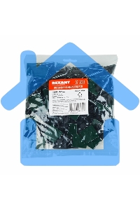 Площадка самоклеящаяся Rexant 30х30 мм, черная, упаковка 100 шт.