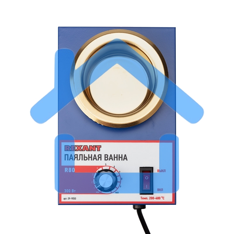 Паяльная ванна Rexant, модель R80, 300 Вт, ø 80 мм, 200-480 °C