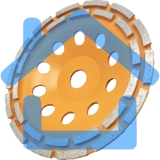 Чашка алмазная зачистная 230мм двухрядная Вихрь 73/10/3/8