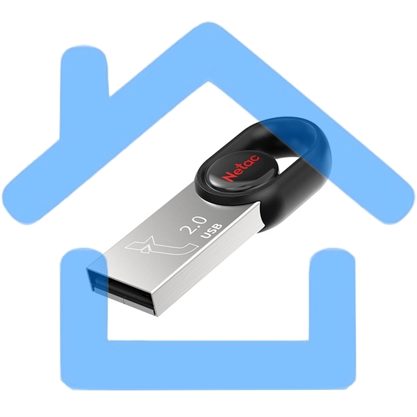 Флешка USB R/W Netac UM2 64Gb <NT03UM2N-064G-20BK>, USB2.0