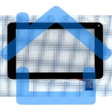 Сенсорное стекло (тачскрин) FM700405KD, черное