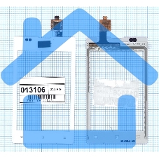 Сенсорное стекло (тачскрин) для Sony Xperia E / E Dual C1505/C1605, белое