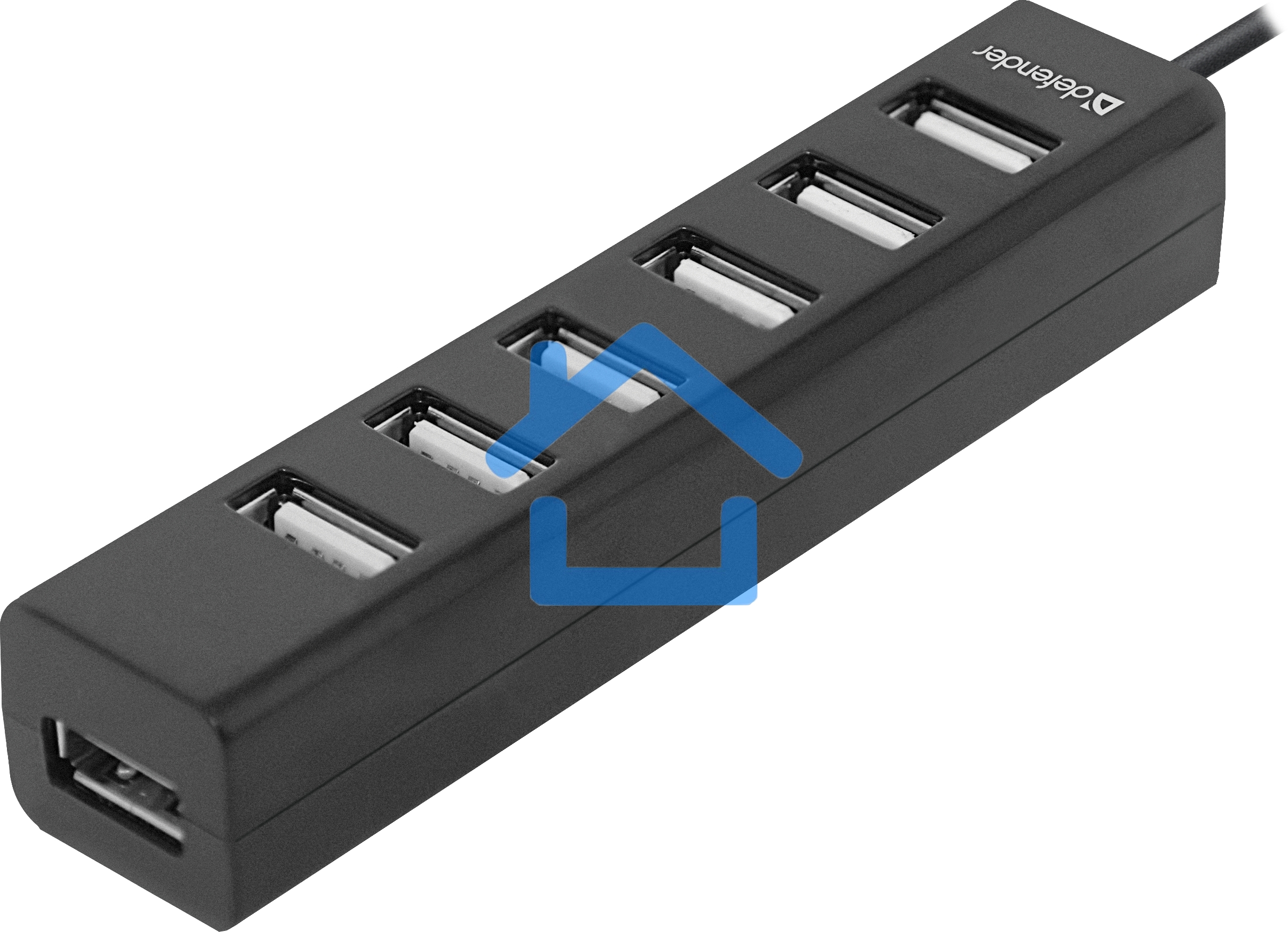 Универсальный USB разветвитель Defender Quadro Swift USB2.0, 7 портов