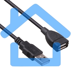 Удлинитель USB 2.0 A-->A 5м ExeGate