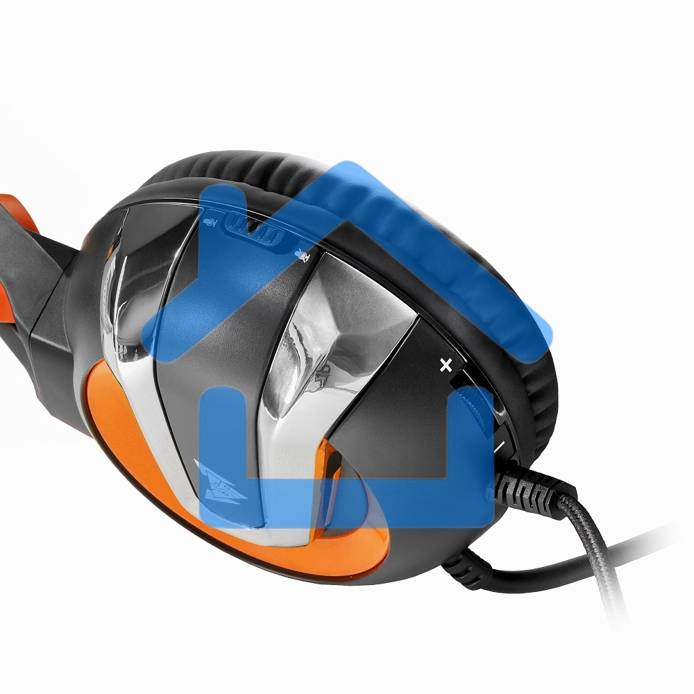 Гарнитура игровая CROWN CMGH-3003 Black&orange