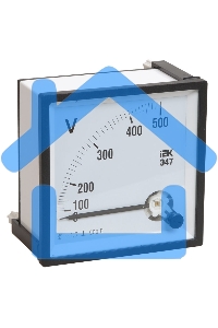 Вольтметр Э47 72х72мм 500В кл. точн. 1.5 ИЭК IPV10-6-0500-E