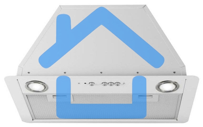 Вытяжка встраиваемая Elikor Flat 72П-650-К3Д белый, 72 см, 650 куб. м/ч, 56 дБ