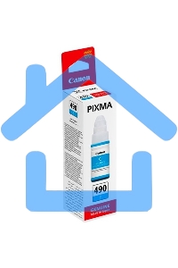 Чернила Canon GI-490C 0664C001 голубой (70 мл) для Canon Pixma G1400/2400/3400