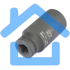 Головка ударная удлиненная шестигранная, 27 мм, 1/2