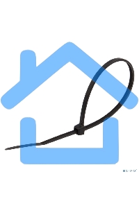 Хомут-стяжка кабельная нейлоновая Rexant 600 x7.6 мм, черная, упаковка 100 шт.