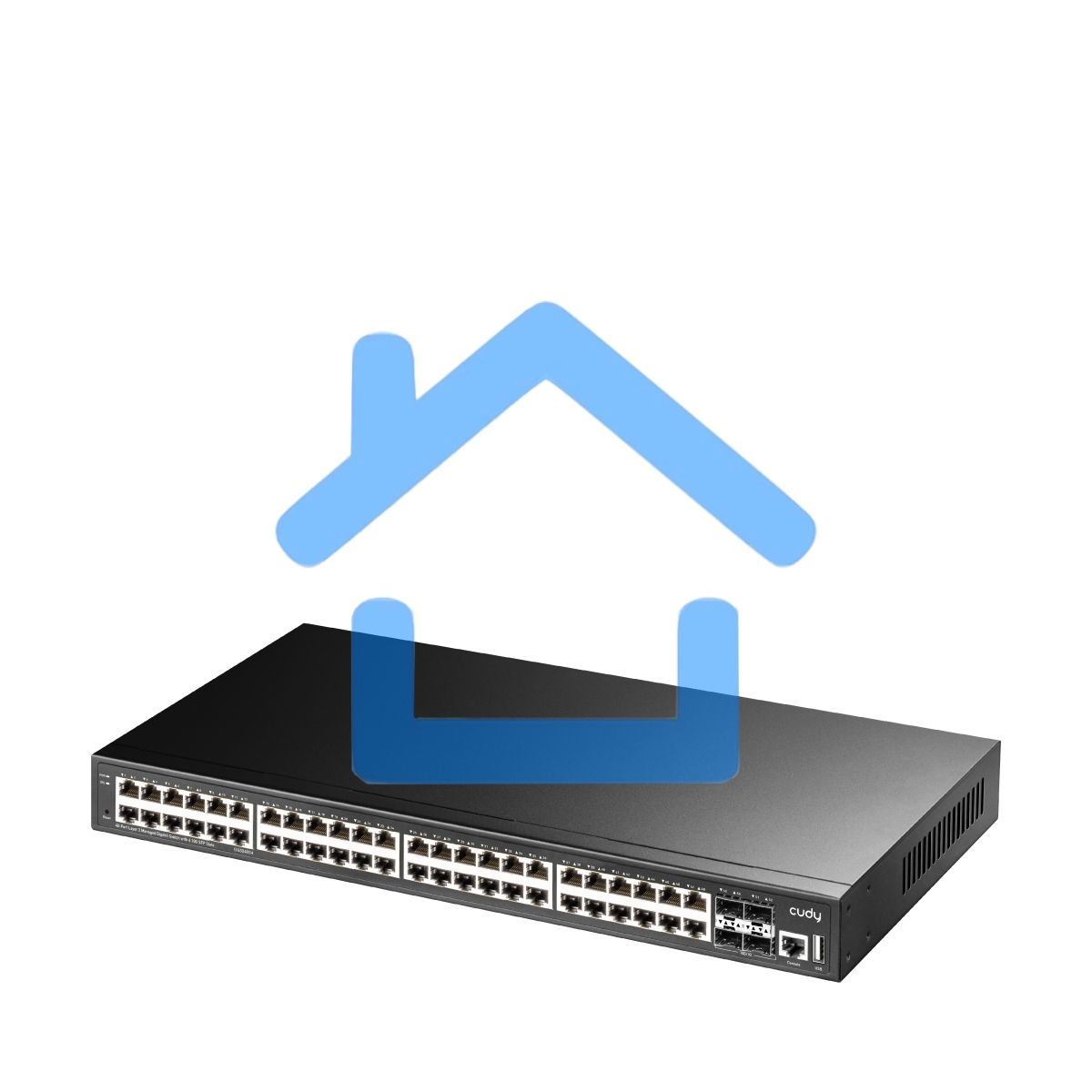 Коммутатор Cudy GS5048S4 (L3) 48x1Gbит/с 4SFP+ управляемый