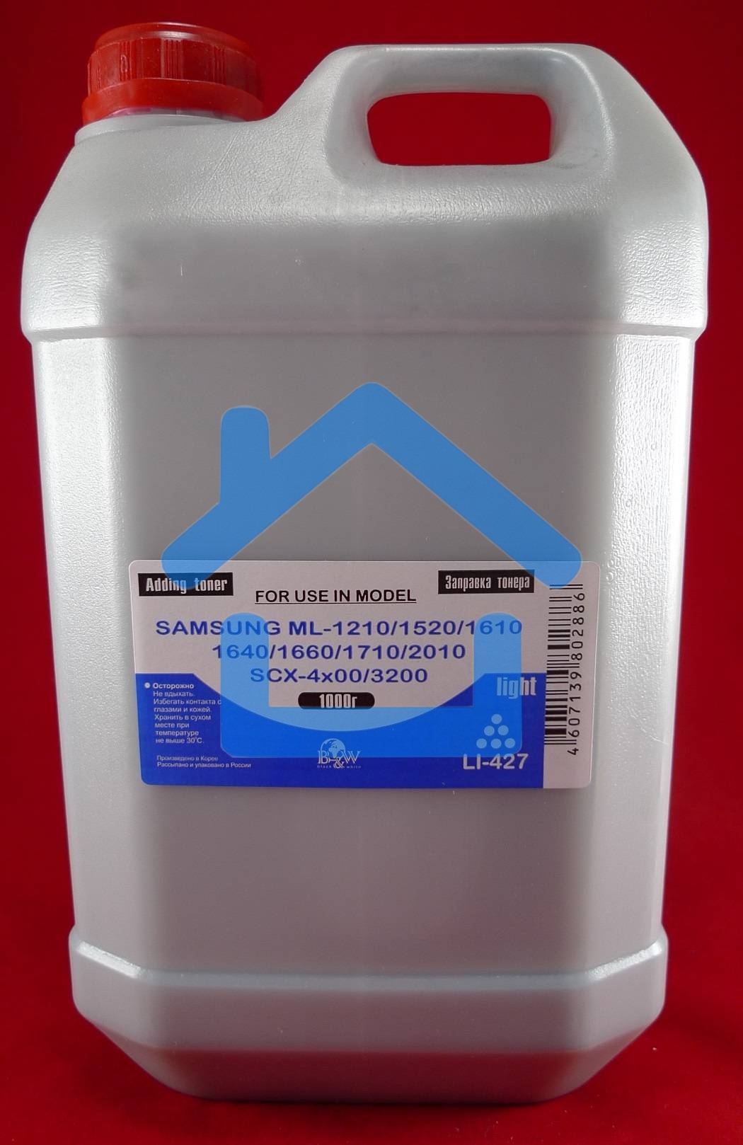 Тонер SAMSUNG ML-1210/1520/1610/40/60/1710/2010/216x/SCX-4x00/3x00 (к, 1кг) B&W Light фас России