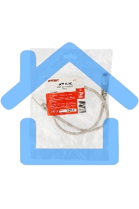 Пaтч-корд Rexant  F/UTP, категория 5e, RJ45-RJ45, экранированный, 24AWG, LSZH, серый, 0,5м