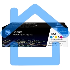 Картридж лазерный комплект HP CF373AM голубой/пурпурный/желтый для CLJ CP1215/1515 3 х 1400стр.