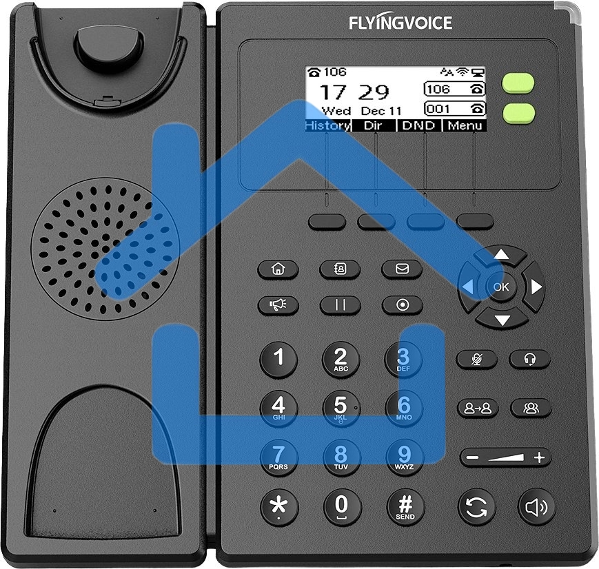 Телефон IP Flyingvoice FIP-10 черный