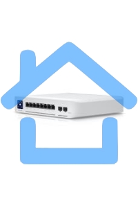 Коммутатор PoE в стойку Ubiquiti UniFi Switch Enterprise 8 PoE USW-Enterprise-8-PoE 8х 2.5G RJ45, 2х 10G SFP+, раздача 120 Вт